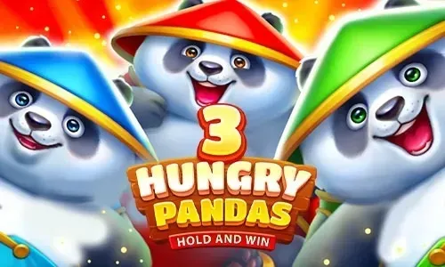 3 Hungry Pandas Hold and Win
