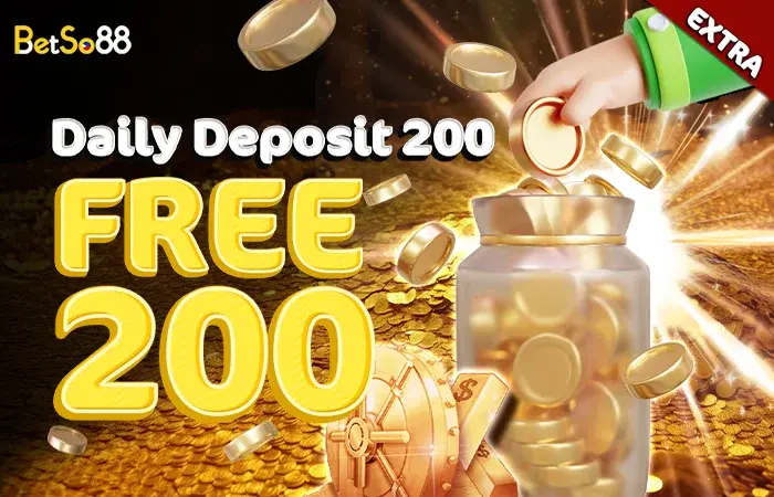 Betso88 daily deposit PHP200 get PHP200 free with VIP-tier turnover and max withdraw