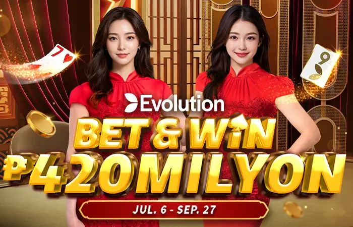 Evolution Bet and Win at Betso88 with PHP420 million prize pool from July to September