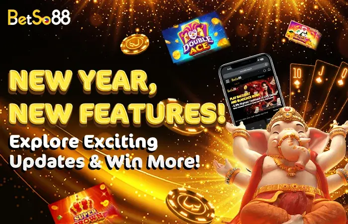 Betso88 new features guide covering backpack bonus cards, social share, rebate, lucky draw and in-game deposit