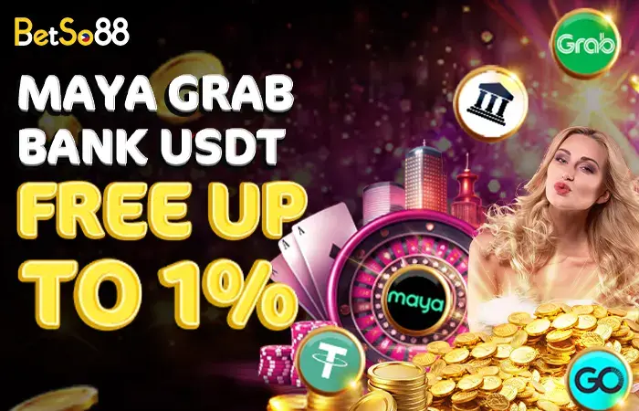 Betso88 hassle-free deposit bonus up to 1% via GoTyme, Maya, USDT, GrabPay and bank